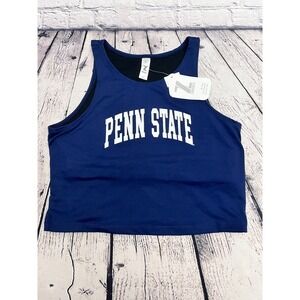 ZOOZATZ Penn State Nittany Lions‎ Cropped Tank Top Women's XL Athletic